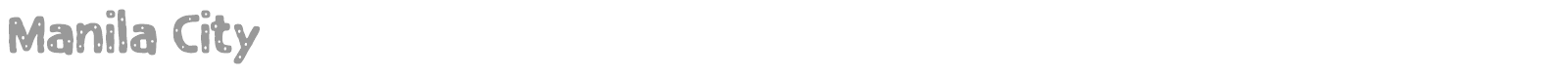 Manila City font preview